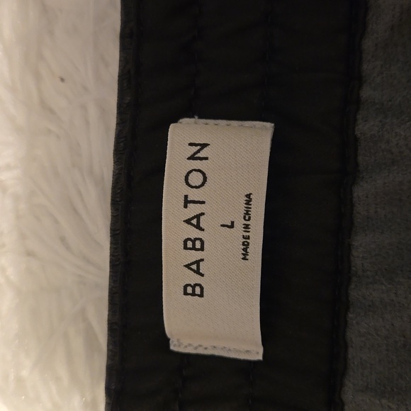 Babaton Women's Size L Black Flagship Mini Skirt Faux Leather Elastic Waist - Picture 7 of 9